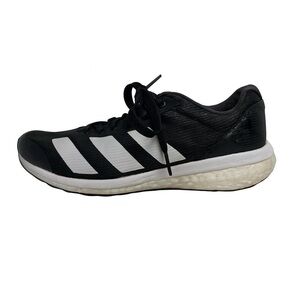 Adidas Adizero Boston 10 Black White Running Shoes H67515 Women's Size 7.